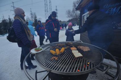 Московская усадьба Деда Мороза в Кузьминках. На снимке:  гриль.