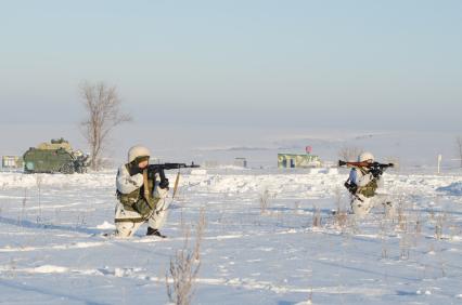 Самара. Гарнизон миротворческих сил. Военные учения.