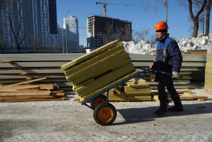 Реконструкция Центрального стадиона в Екатеринбурге, где в 2018 году пройдут матчи Чемпионата мира по футболу