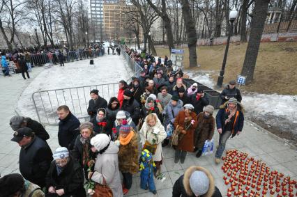 Церемония прощания с политиком Борисом Немцовым в Сахаровском центре в Москве.