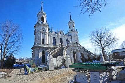 п.  Быково. Московская область. Усадьба Быково. Церковь Владимирской иконы Божией Матери (Рождества Христова).