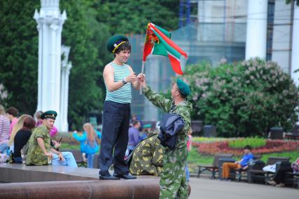 Москва. Празднование Дня пограничника на ВДНХ.