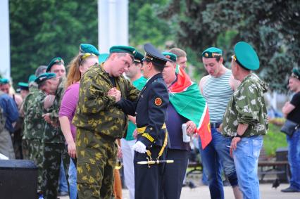 Москва. Празднование Дня пограничника на ВДНХ.