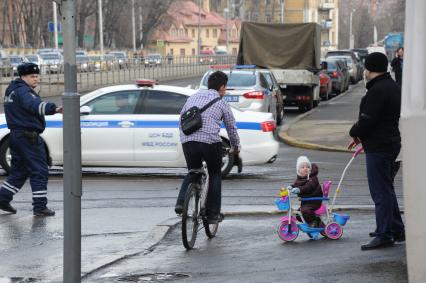 Москва. Автомобильная пробка.