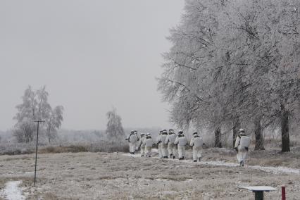 Тула. Военный полигон `Слободка`. Тактические учения десантников.