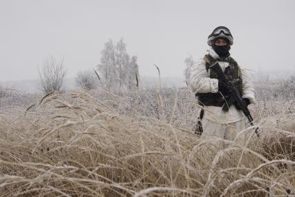 Тула. Военный полигон `Слободка`. Тактические учения десантников.