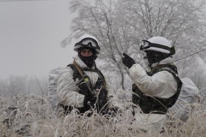 Тула. Военный полигон `Слободка`. Тактические учения десантников.