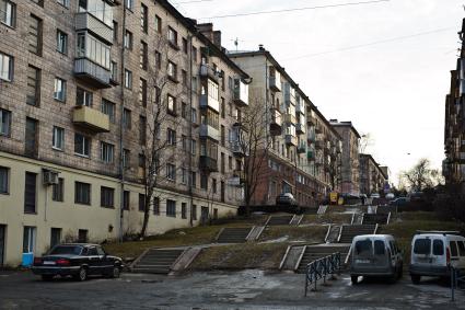 Виды Петрозаводска. Жилые дома.