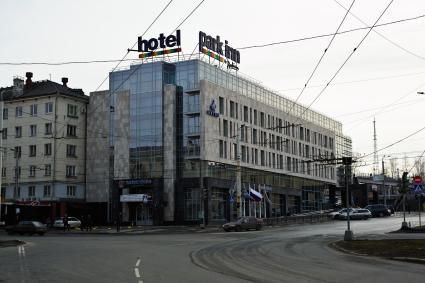 Виды Петрозаводска. Отель `Park Inn by Radisson`.