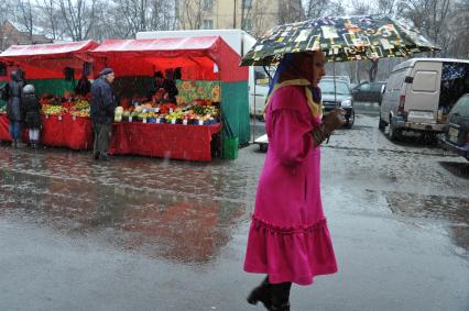 Ярмарка выходного дня в Москве.