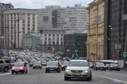 Виды Москвы. Театральный проезд.