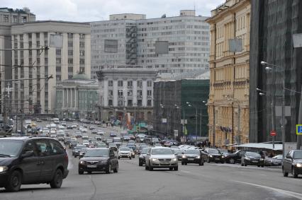 Виды Москвы. Театральный проезд.