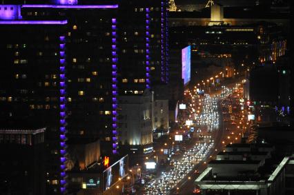 Москва. Вид на улицу Новый Арбат.