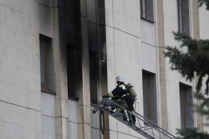 Ставрополь. Пожар в здании краевой Думы.