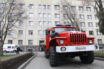 Ставрополь. Пожар в здании краевой Думы.