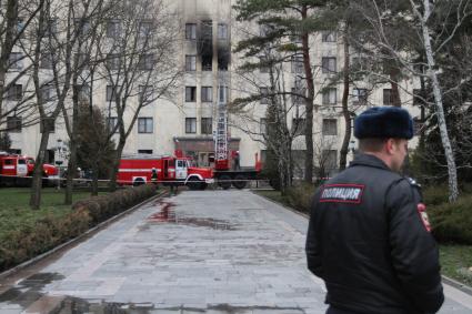 Ставрополь. Пожар в здании краевой Думы.