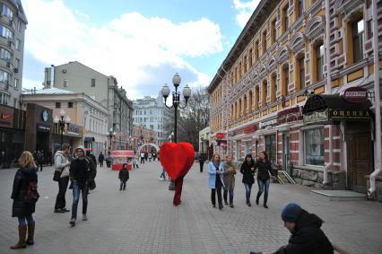 Старый Арбат в Москве.