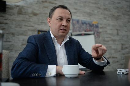 Председатель совета директоров компании `Хелипорты России` Александр Хрусталев.