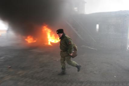 Калининградская область. Полигон Хмелевка. Военные учения.