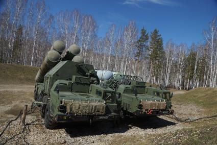 Приведение в боевую готовность ракетного комплекса С-300, во время несения дежурства в воинской части ПВО ВВС России г.Березовский