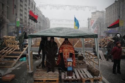 Евромайдан. Площадь Независимости. Акция сторонников евроинтеграции Украины.