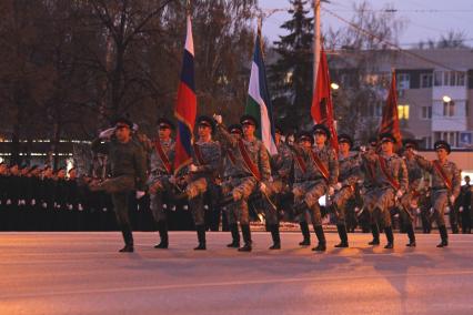 Уфа. Генеральная репетиция Парада Победы, посвященного 70-летию Победы в Великой Отечественной войне.