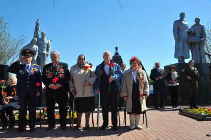 Московская обл., Наро-Фоминский район, д.Смолино. Открытие мемориала  воинам, павшим в годы Великой Отечественной войны.