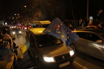 Киев. Акция сторонников Евроинтеграции Украины.