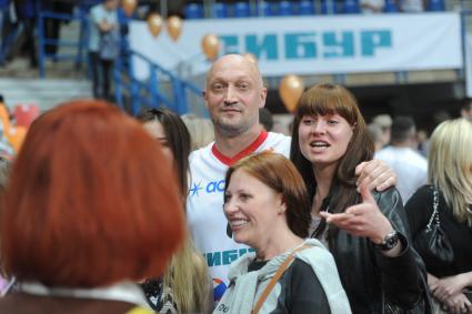 23.05.2015. Москва. Баскетбол. Благотворительный баскетбольный матч в поддержку фонда Гоши Куценко  Шаг вместе  в спорткомплексе Лужники. На снимке  Гоша Куценко