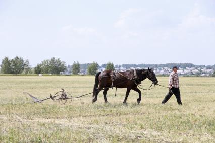 Барнаул. Крестьянин в поле.