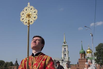 Тула. Прибытие мощей Георгия Победоносца.