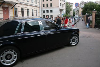 Москва. Свадьба певцов Натальи Подольской и Владимира Преснякова-младшего в Грибоедовском ЗАГСе.