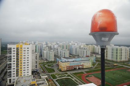 Спальный район \"Академический\". Фотографы-блогеры снимали городские виды с крыш и верхних этажей новостроек, в рамках проекта Комсомольской правды \"Екатеринбург на высоте\". Екатеринбург