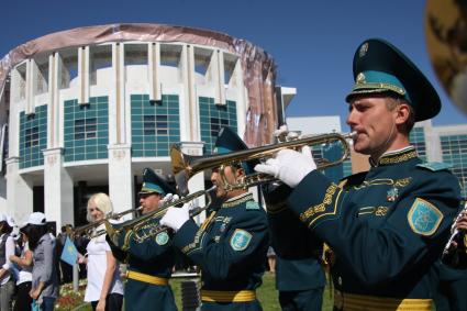 Астана. Церемония открытия первого в Казахстане университета международного уровня `Назарбаев Университет`.