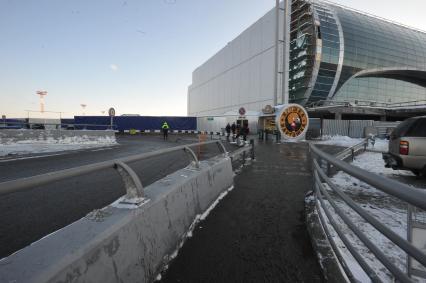 Московская область. Место у аэропорта Домодедово, где 24 января 2011 г. произошел взрыв.