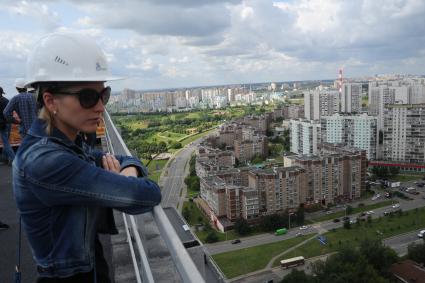 Москва. Осмотр новостроек района Митино мэром Москвы С.Собяниным.