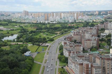 Москва. Новостройки 2-го микрорайона Митино.