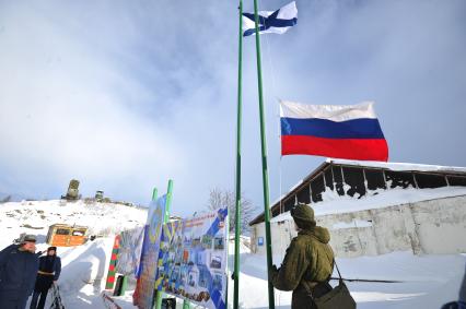 Мурманская область. Военнослужащий Гвардейского Невельско-Берлинского зенитно-ракетного полка войск противовоздушной обороны.