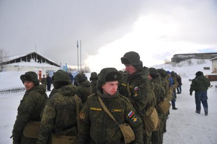 Мурманская область. Военнослужащие Гвардейского Невельско-Берлинского зенитно-ракетного полка войск противовоздушной обороны.