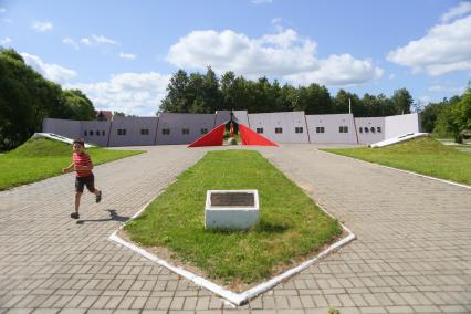 Московская область, Истринский район. Памятник погибшим воинам в годы Великой Отечественной войны в Ленино-Снегиревском военно-историческом музее.