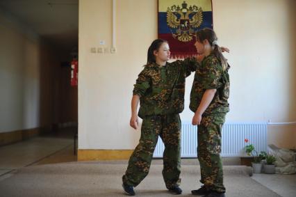 Тульская область. Детский военно-патриотический клуб `Витязь`.