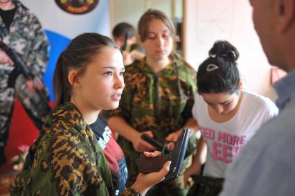 Тульская область. Детский военно-патриотический клуб `Витязь`.