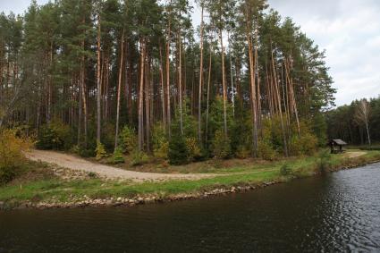 Белоруссия, Гродненская область. Августовский канал, проходящий по территории Польши и Белоруссии, соединяет реки Вислу и Неман.