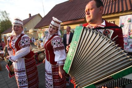 Белоруссия, Минская область. Празднование Дня белорусской письменности в Заславле.