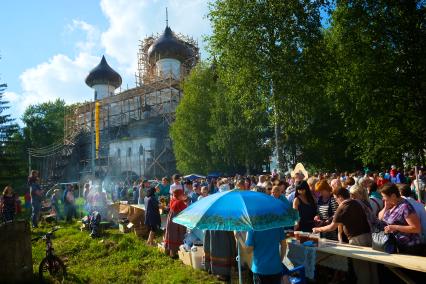 Архангельская область. г.Каргополь. Базар.