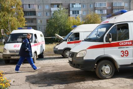 Барнаул. Автомобили скорой помощи.