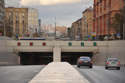 Москва. Завершено строительство Алабяно-Балтийского тоннеля на Большой Академической улице.