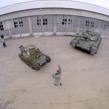 Кубинка. Боевая техника  в Центральном музее бронетанкового вооружения и техники.