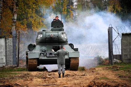 Кубинка. Боевая техника  в Центральном музее бронетанкового вооружения и техники.