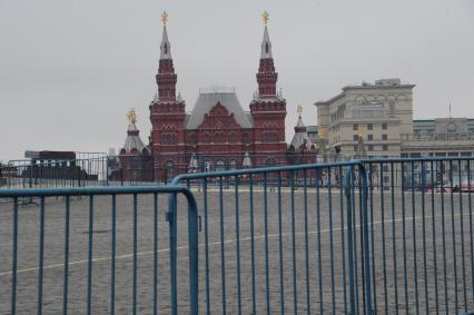 Москва.   Вид на здание Государственного исторического музея.